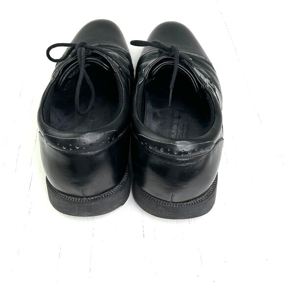 Nunn Bush Black Lace Up Men\'s Size 9.5 Comfort Shoes
